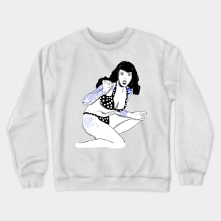 Bettie at the Beach Crewneck Sweatshirt